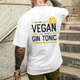 Ich Binegan Ich Trinke Gin Tonic X Lecker Gin T-Shirt mit Rückendruck Geschenke für Ihn