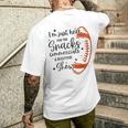 I Am Just Here For The Snacks Commercials & Halftime Show Men's T-shirt Back Print Funny Gifts
