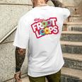 Kellogg's Froot Loops Breakfast Cereal Logo Blue T-Shirt mit Rückendruck Geschenke für Ihn