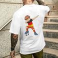 Kinder 9 Geburtstag Fußball Deutschland 9 Jahre Junge Geschenk T-Shirt mit Rückendruck Geschenke für Ihn