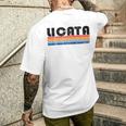 Licata Italia Retro 70S 80S Style Camiseta Hombre Estampado Espalda Regalos para él
