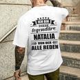 Name Nataliaorname Namensgeschenke Namenstag Fun T-Shirt mit Rückendruck Geschenke für Ihn