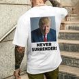 Nunca Entregues Las Elecciones Presidenciales De Trump 2024 Camiseta Hombre Estampado Espalda Regalos para él