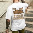 Official Sleep Moose Pyjamas Nightdress T-Shirt mit Rückendruck Geschenke für Ihn