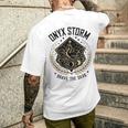 Onyx Storm Brave The Dark Fourth Wingg Basgiath War Collegee Men's T-shirt Back Print Gifts for Him