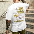 Pinky And The Brain Pondering Gray T-Shirt mit Rückendruck Geschenke für Ihn