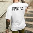 Poésie Positive T-shirt imprimé au dos Cadeaux pour lui