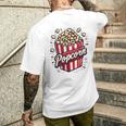 Popcorn Damen T-Shirt mit Rückendruck Geschenke für Ihn