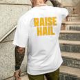 Raise Hail Washington Fan Merch Men's T-shirt Back Print Gifts for Him