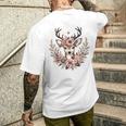 Reh Damen Reh Kostüm Kinder Carnival Reindeer T-Shirt mit Rückendruck Geschenke für Ihn