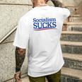 Socialism Sucks S T-Shirt mit Rückendruck Geschenke für Ihn