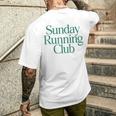 Sunday Running Club X Jogger Jogging Runner Fitness Gym T-Shirt mit Rückendruck Geschenke für Ihn