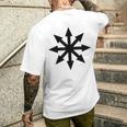 Symbole De L'étoile Du Chaos Punk Métal Pentagramme Anarchie T-shirt imprimé au dos Cadeaux pour lui