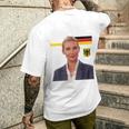 Team Alice For Germany Weidel 2025 Blue T-Shirt mit Rückendruck Geschenke für Ihn