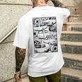 Trabi Simmib1000 Stickerbomb Ifaeb Ddr T-Shirt mit Rückendruck Geschenke für Ihn