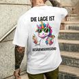 With Unicorn Motif T-Shirt mit Rückendruck Geschenke für Ihn