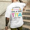 Vas A Ser Tia Tita Otraez Sorpresa Regalo Anuncio Embarazo Camiseta Hombre Estampado Espalda Regalos para él