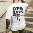 Zum Opa Beförders 2025 Gray T-Shirt mit Rückendruck Geschenke für Ihn