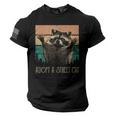 Adopt A Street Cat | Animal Lover Tee with US Flag Sleeve