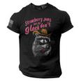 American Flag T-Shirt - Men's Tee with Raccoon & Strawberry Jam Design