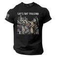 Let's Get Trashed Tee - Men's USA Flag Beer Party T-Shirt