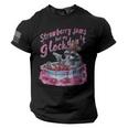 Men's US Flag Tee - Strawberry Jam Shirt with Raccoon Design