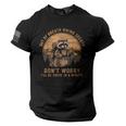 Out Of Breath Hiking Society Tee - Vintage Raccoon & Flag Sleeve