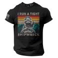 Raccoon Captain Tee - Vintage American Flag Theme | Men's USA Flag T-Shirt