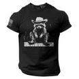 Raccoon Cowboy T-Shirt for Adults and Kids - Patriotic Style