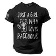 Raccoon Lover Men's Tee - Cute American Flag Design