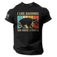Raccoon Lover Unisex Tee - USA Flag Sleeve | Patriotic Introvert