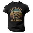 Raccoon Lovers 'Let's Get Trashed' Patriotic Men's Tee - USA Flag