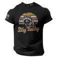 Stay Trashy Opossum Raccoon Tee - Internet Meme USA Flag Men’s T-Shirt