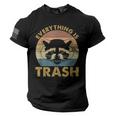 Vintage Raccoon Lovers Tee - USA Flag Sleeve Men's T-Shirt