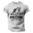 Raccoon Specialist Unisex T-Shirt - Vintage USA Flag Design