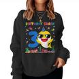 3 Year Old Birthday Shark 3Rd Toddlers Birthday Boy Girl Women Sweatshirt