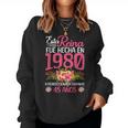 45 Años Regalo De Cumpleaños Hecha En 1980 45 Años Sudadera Mujer