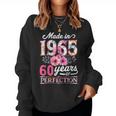 60 Year Old Made In 1965 Floral Flower 60Th Birthday Womens Women Sweatshirt