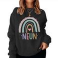 9Th Birthday Cute Rainbow Girl 9 Years Old Cute Sweatshirt Frauen