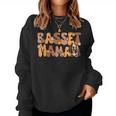 Basset Hound Groovy World's Best Basset Mama Sweatshirt Frauen