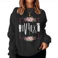 Beauty Expert Hairstylist Peluquería Tijeras Cepillo De Pelo Regalo Peluquero Floral S Manga De Doble Puntada Jersey Adultos Hombres Sudadera Mujer