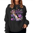 Birthday Squad Diva Squad Crown Hearts Birthday Girls Women Sweatshirt