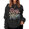 Boy Mom Son Family Mother's Day Mama Of Boys Tie Dye Women Sweatshirt