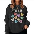 You Are Christian Religious Bible Verse Conversation Heart Women Sweatshirt
