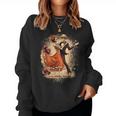Crâne En Sucre Pour Et Homme Dia De Muertos Catrina Jour Des Morts Sweat-shirt pour femme