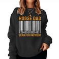 Dad Of Horse Lover Equestrian Horseback Rider Horse Riding Women Sweatshirt