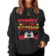 Dad And Mom Daddy Of The Birthday Boy Family Party Decor Women Sweatshirt