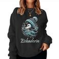 Eisbaderin Winter Swimming Penguin Women's Ice Bathing Sweatshirt Frauen