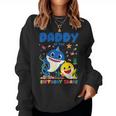 Daddy Of The Birthday Family Shark Birthday Boy Girl Women Sweatshirt