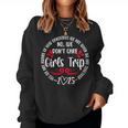 Girls Trip 2025 Vacation Travel Girls Night Out Women Sweatshirt
